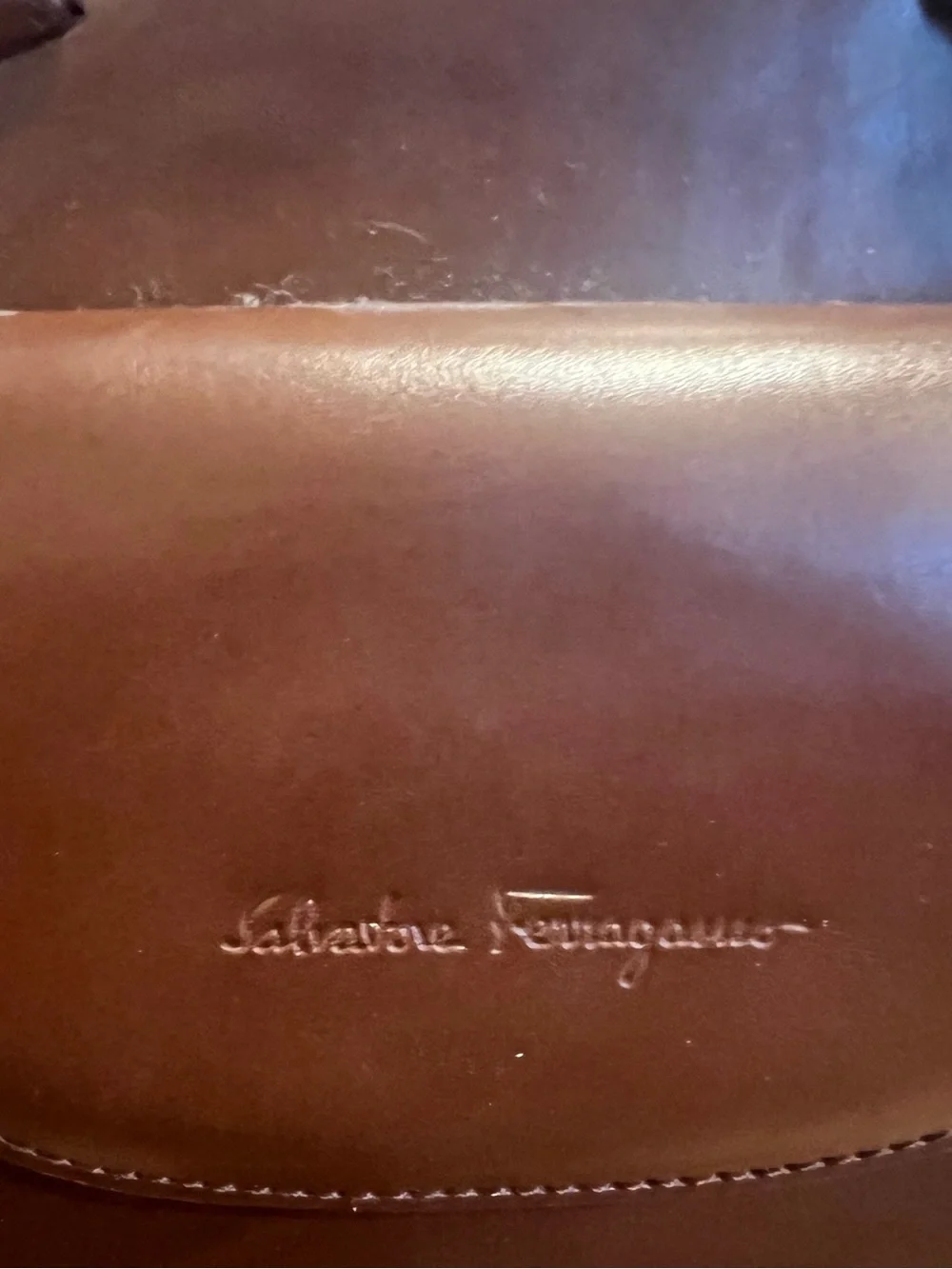 Salvatore Ferragamo - Vintage Brown Leather Backpack/Shoulder/Crossbody